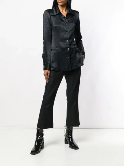 Shop Ann Demeulemeester Lambeth Shirt In Black