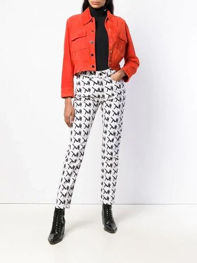 Shop Calvin Klein Jeans Est.1978 Brooke Printed Jeans In White