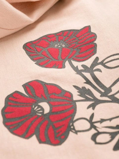 Shop Red Valentino X Poppy's Papercut's Graphic Print T-shirt In Neutrals