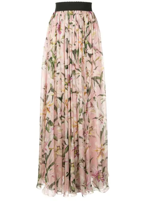 dolce gabbana maxi skirt