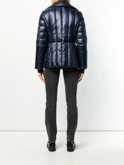 Shop Fay Short Puffer Jacket - Blue