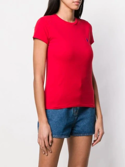 POLO RALPH LAUREN LOGO刺绣T恤 - 红色