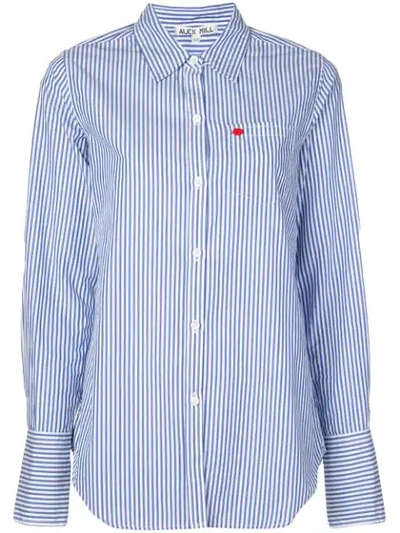 Shop Alex Mill Lisboa Striped Shirt - Blue