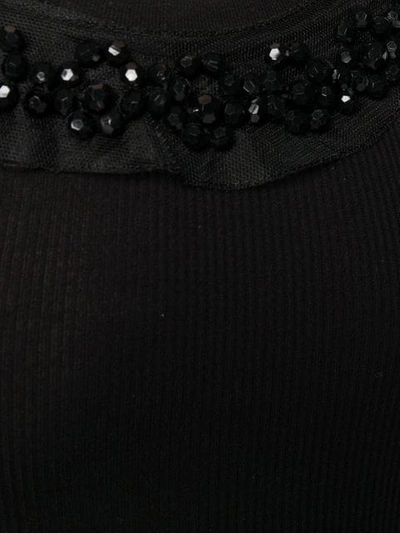 Shop Antonio Marras Lace Detail T-shirt In Black