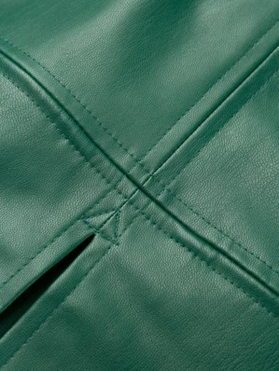 Shop Patrizia Pepe Front Slit Skirt - Green