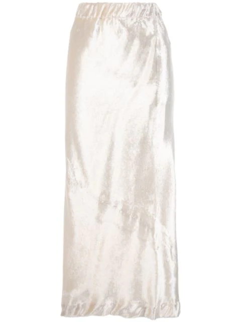 G.V.G.V. Bias Pencil Skirt In White | ModeSens