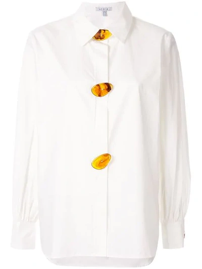 Shop Atoir Moving To New York Shirt In White