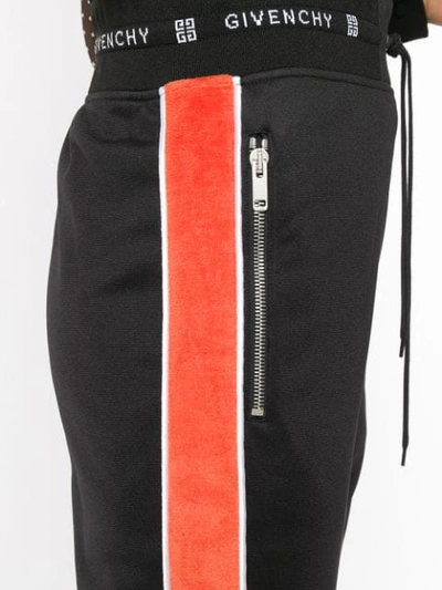 Shop Givenchy Sidebands Track Pants In Black