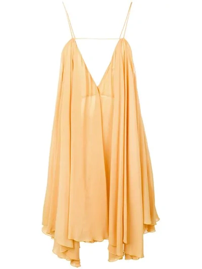 Shop Jacquemus La Petite Robe Bellezza Dress - Orange