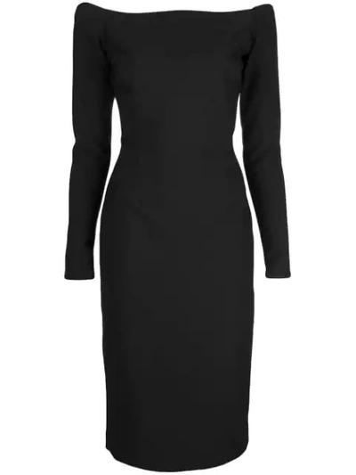 Shop Haney Megan Dress In Black