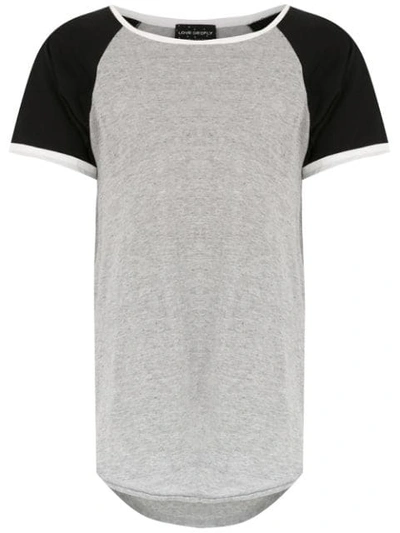 Shop Andrea Bogosian Raglan T-shirt In Grey