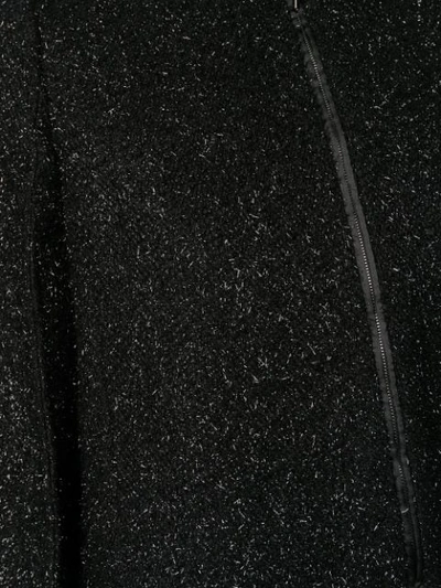 Shop Emporio Armani Cropped Jacket In Black