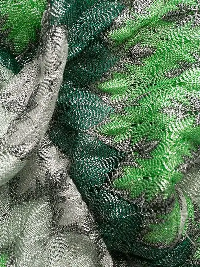Shop Mc2 Saint Barth Sandy Crochet-knit Romper In Green