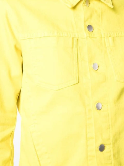 Shop L Agence L'agence Denim Jacket - Yellow