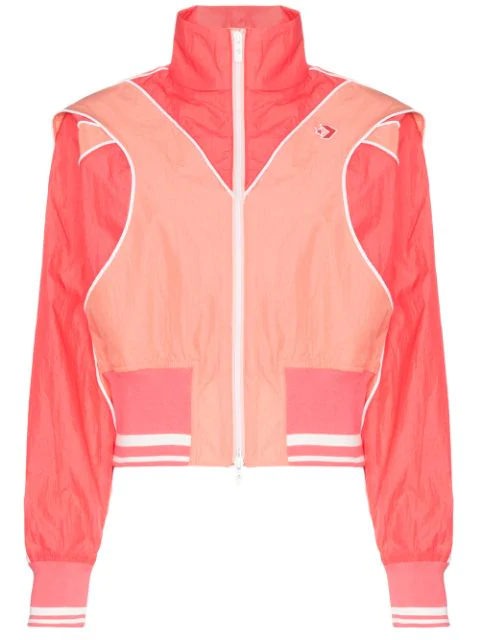 pink converse jacket
