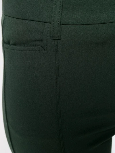 Shop Joseph Zed Stretch Trousers In Green