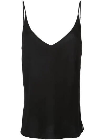 Shop L Agence V-neck Camisole In Black