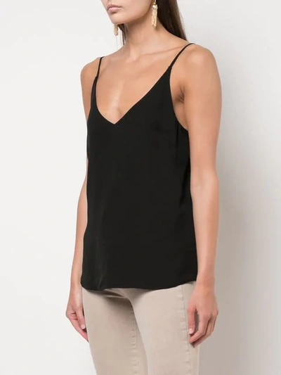 Shop L Agence V-neck Camisole In Black