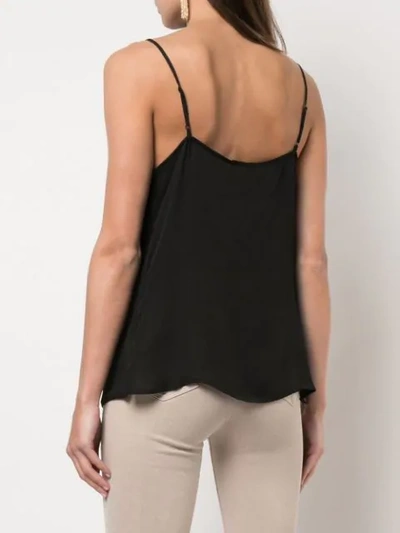 L'AGENCE V-NECK CAMISOLE - 黑色