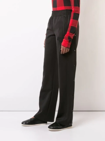 Shop Proenza Schouler Classic Track Trousers In Black