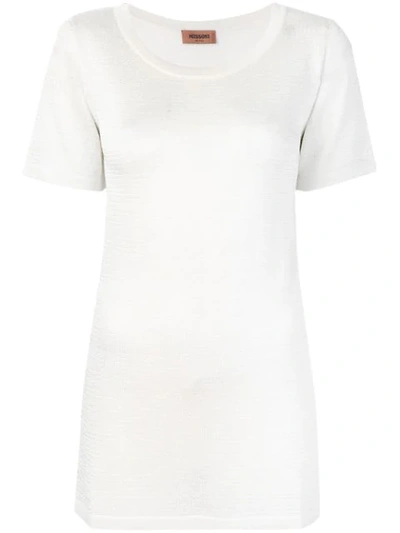 Shop Missoni Ribbed Longline T In White