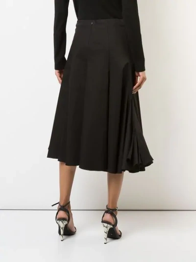 Shop Tome Flared Midi Skirt - Black