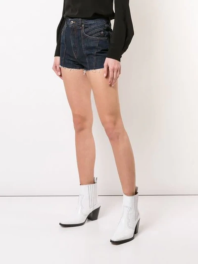 Shop Givenchy Classic Denim Shorts In Blue