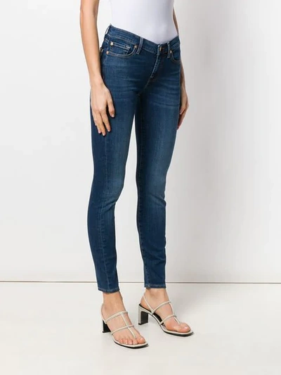 7 FOR ALL MANKIND SKINNY JEANS - 蓝色