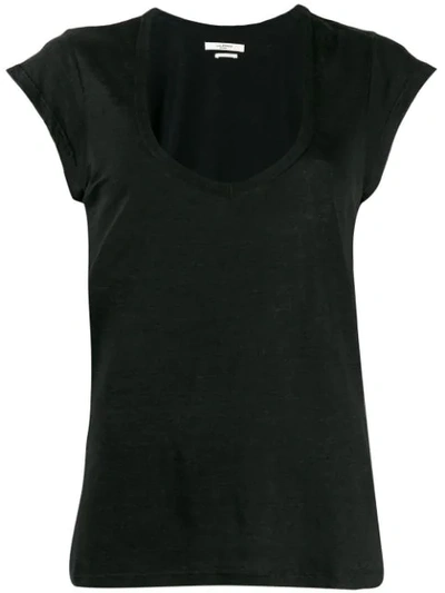 Shop Isabel Marant Étoile Slim-fit T-shirt In Black