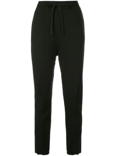 Shop Forme D'expression Curved Leg Pullon Trousers In Black