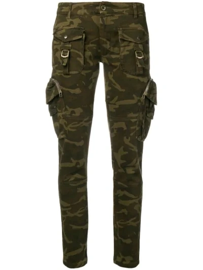 Shop Faith Connexion Military Skinny Trousers In Green