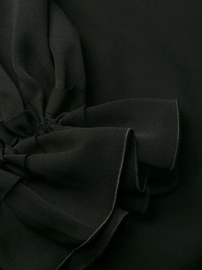 Dsquared2 Ruffle Blouse In Black