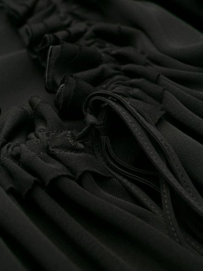 Dsquared2 Ruffle Blouse In Black