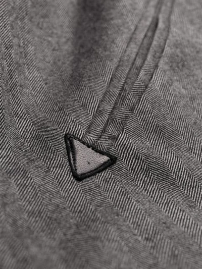 Pre-owned Saint Laurent 1980's Pencil Skirt In Grey
