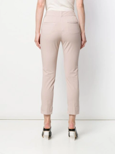 Shop Peserico Skinny Trousers - Neutrals