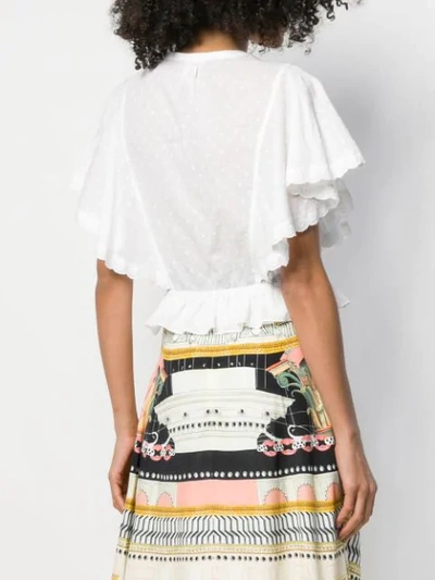 Shop Temperley London Beaux Blouse In White