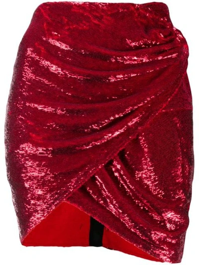 Shop Iro Catina Skirt In Red