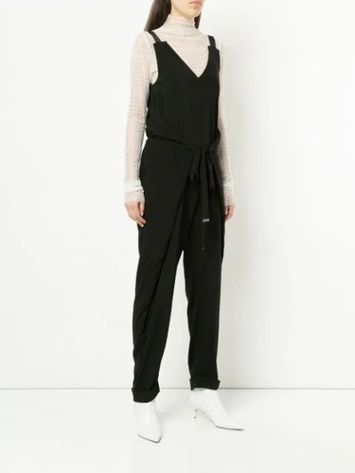 TAYLOR RECESSED ENCLOSE JUMPSUIT - 黑色