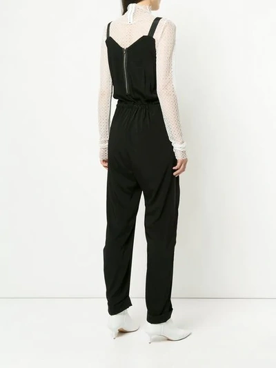 Shop Taylor Recessed Enclose Jumpsuit In Black