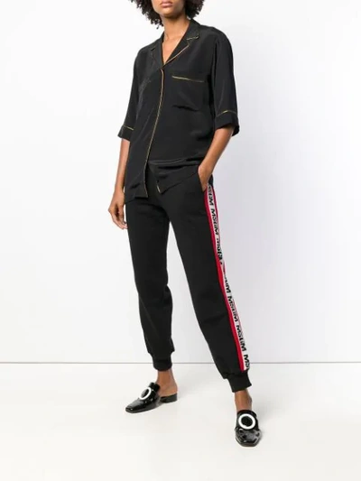 Shop Stella Mccartney Pajama Top In Black