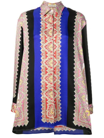 Shop Etro Embroidered Long In 650 Floral