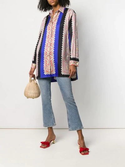 Shop Etro Embroidered Long In 650 Floral