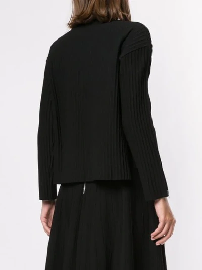 Shop Casasola Ribbed Knit Sweater In Black