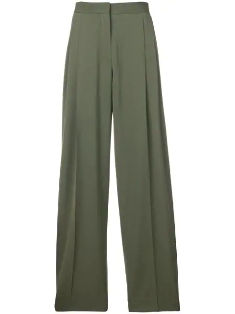 Sonia Rykiel Wide-leg Trousers In Green | ModeSens