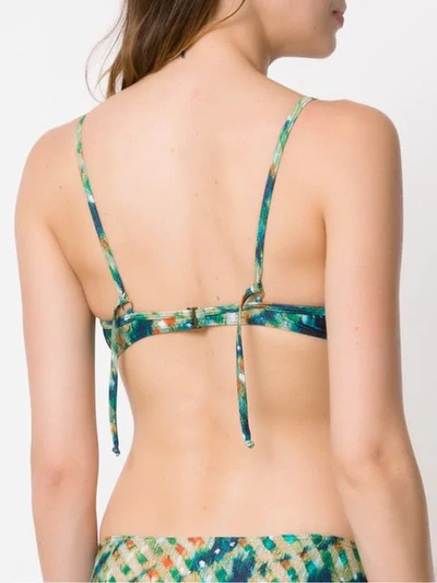 Shop Lygia & Nanny Cassis Bikini Top In Multicolour