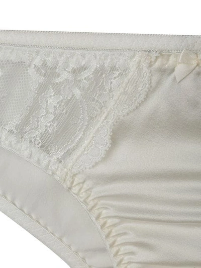Shop Gilda & Pearl Celestial Silk Briefs In White