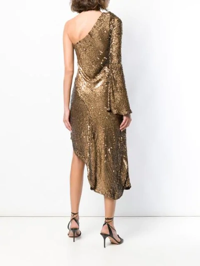 Shop Maria Lucia Hohan Zorya Dress In Metallic