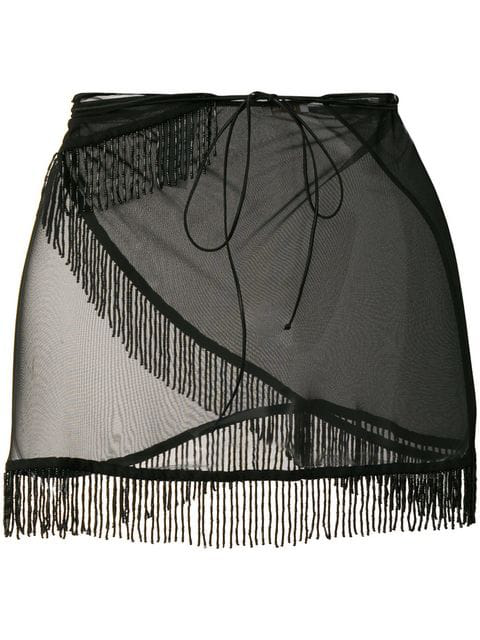 mini skirt beach cover up