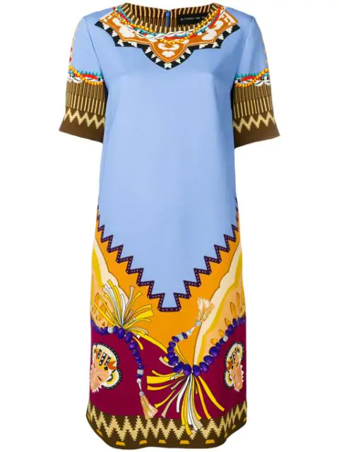 african print tunic dress