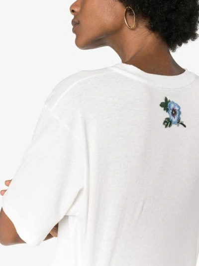 Shop Gucci Oversized Logo T-shirt - White
